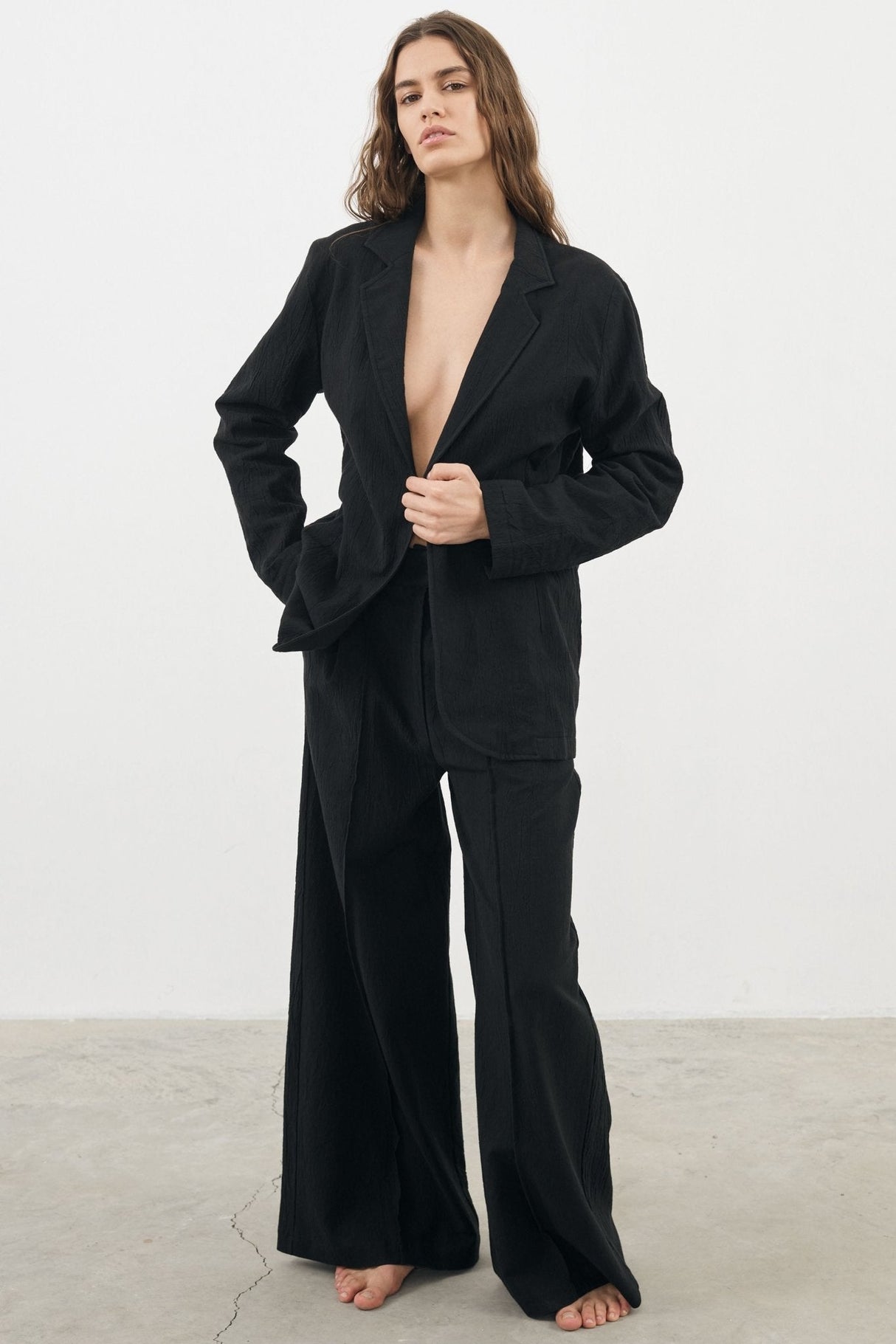 Pera Blazer - Black - Sumiye Co