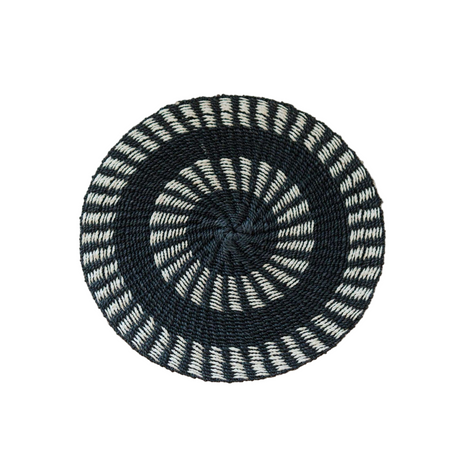 Two-Tone Placemats, Set of 2 - Natural Fiber - Sumiye Co