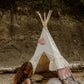 “Powder Frills” Teepee Tent with Frills