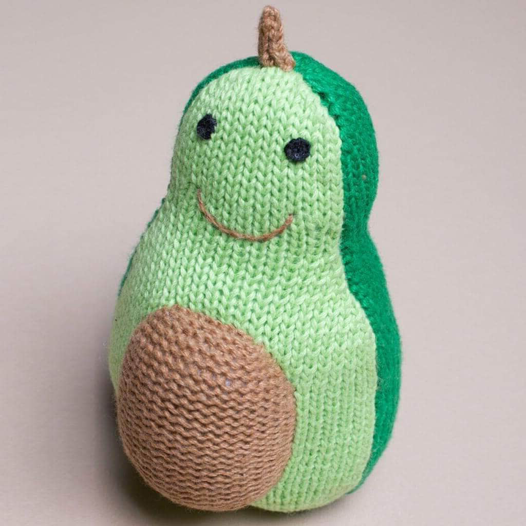 Organic Baby Toys - Newborn Rattles | Avocado by Estella - Sumiye Co