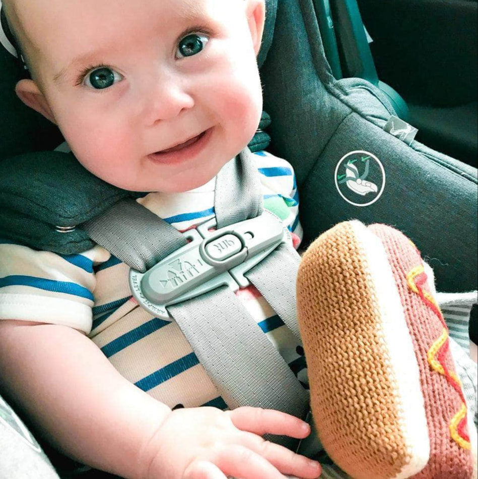 Organic Baby Toys - Newborn Rattles | Hot Dog by Estella - Sumiye Co