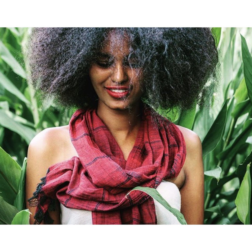 Earthy Striped Scarf by SLATE + SALT - Sumiye Co