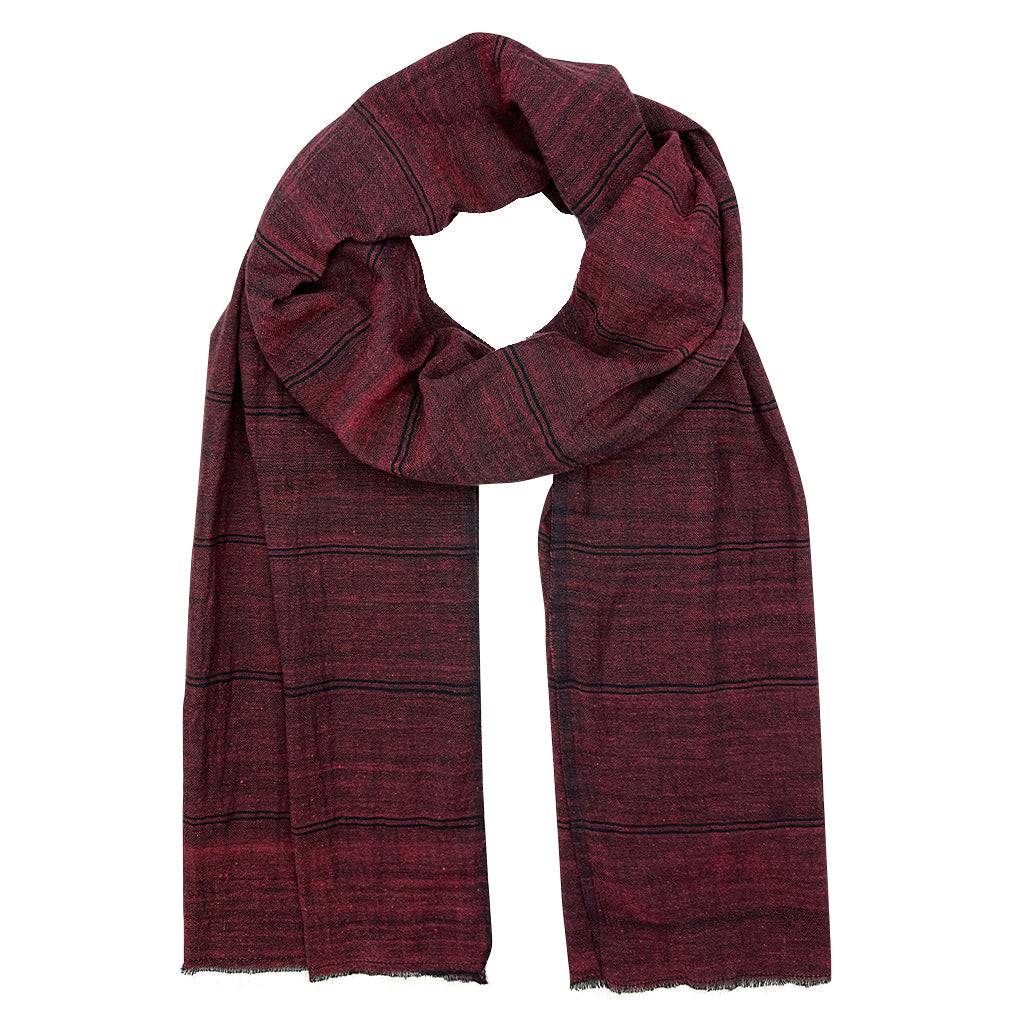 Earthy Striped Scarf by SLATE + SALT - Sumiye Co