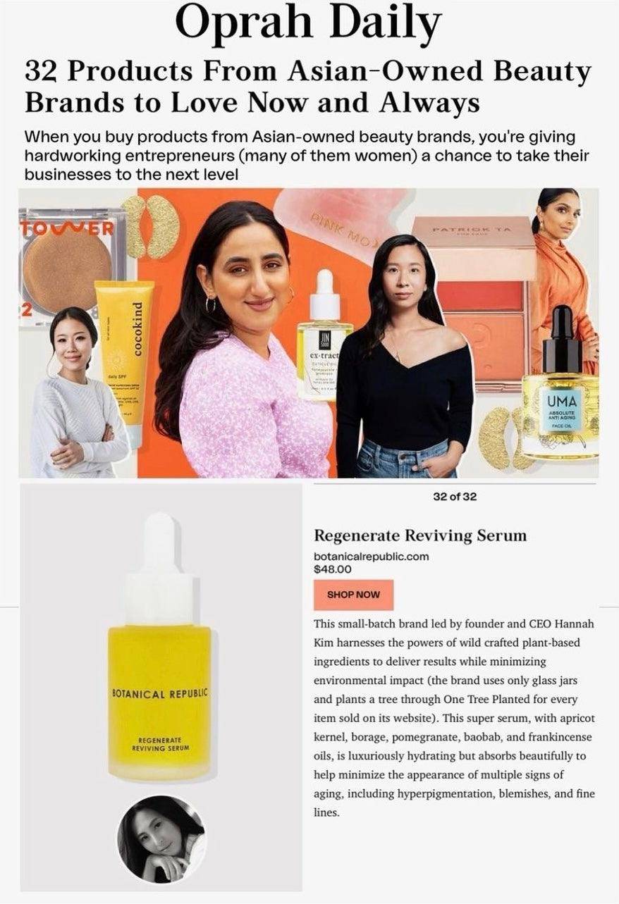 Regenerate Reviving Serum - Sumiye Co