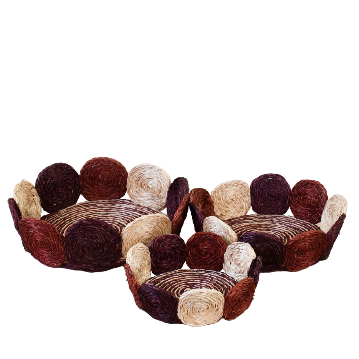 Abaca Fruit Basket - Set of 3 - Sumiye Co