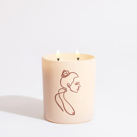 Saffron Bloom - Allison Kunath Artist Edition Candle by Brooklyn Candle Studio