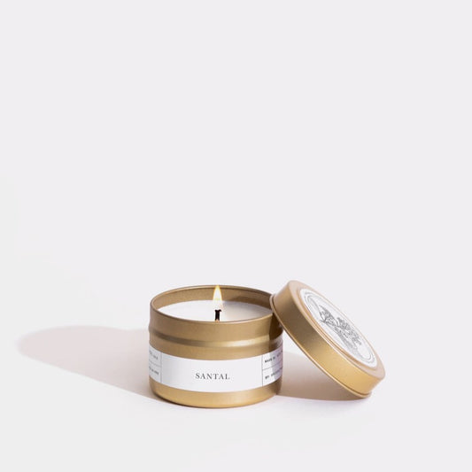Santal Gold Travel Candle by Brooklyn Candle Studio