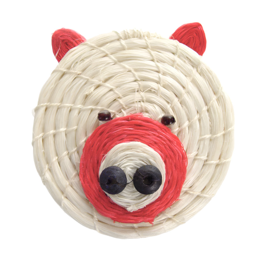 Kids Clever Piggy Tiny Lidded Basket 2" x 2.5" - Sumiye Co