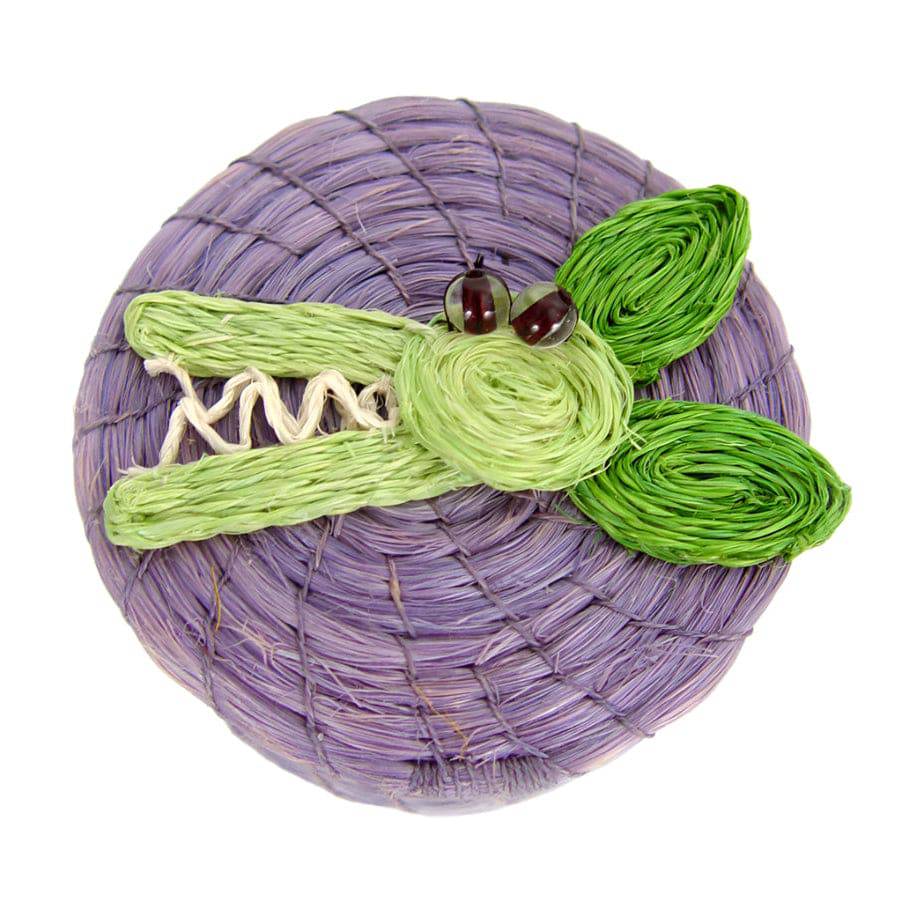 Kids Crocodile Tiny Lidded Basket 2" x 2.5" - Sumiye Co