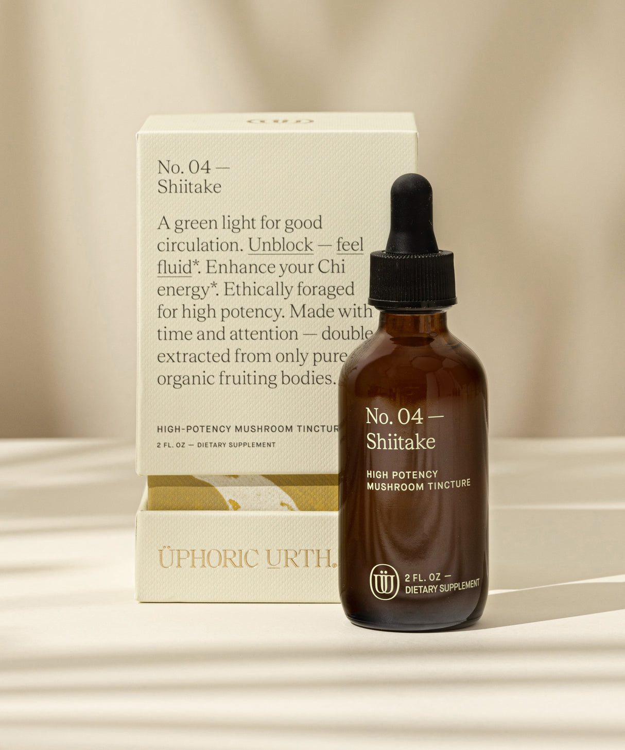 No. 04 — Shiitake Tincture | Immunity, Healthy Circulation, Cholesterol, Anti-Inflammatory - Sumiye Co