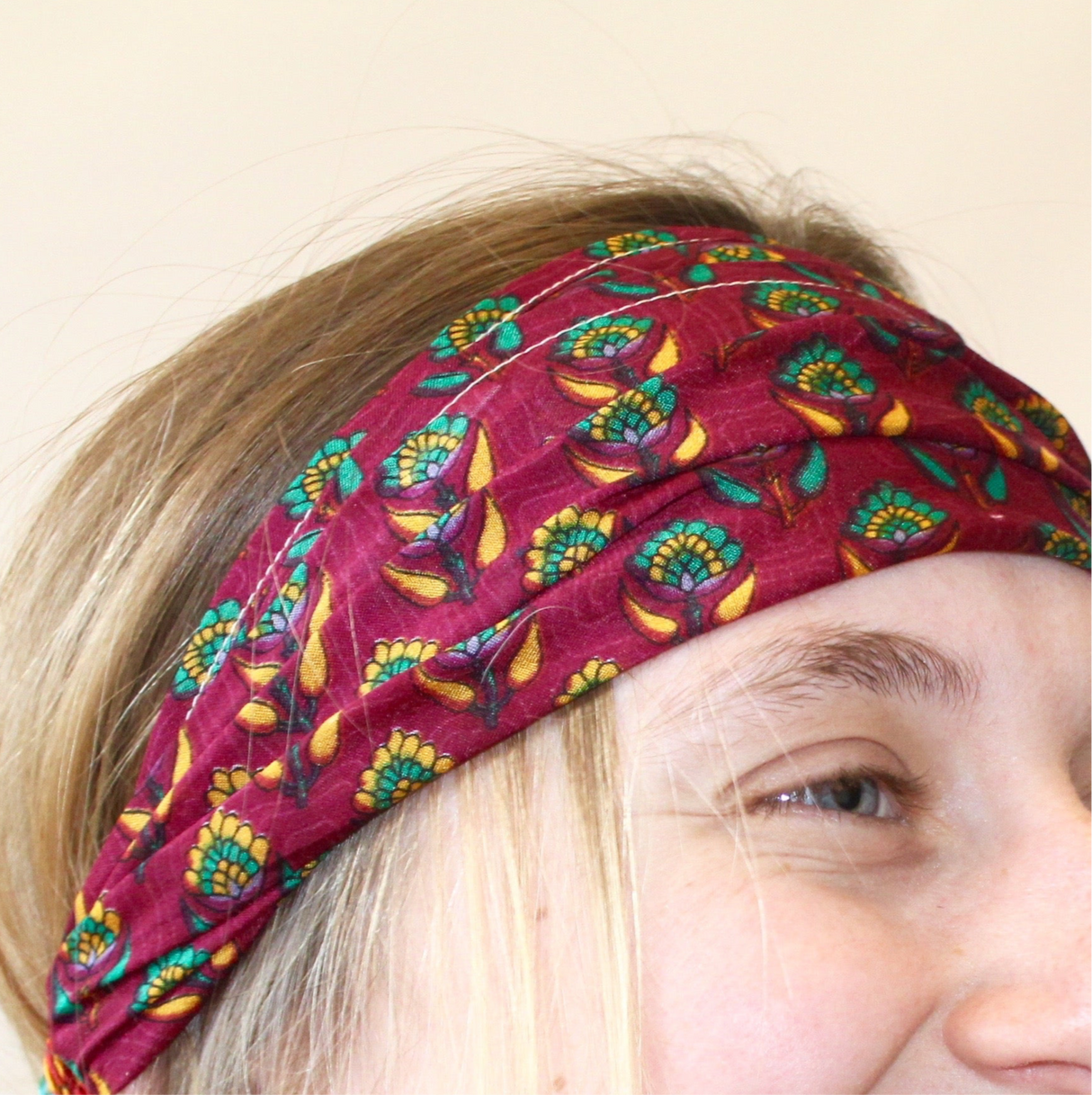 Recycled Sari Silk Headband - Sumiye Co