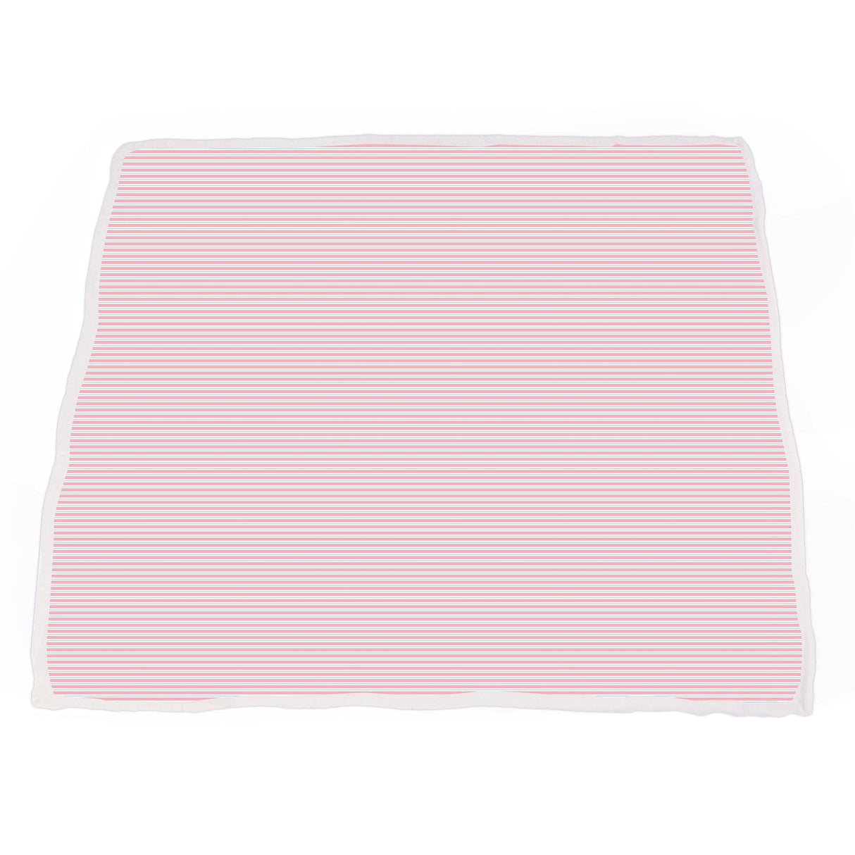 Playful Kitty and Candy Stripe Bamboo Muslin Newcastle Blanket-4