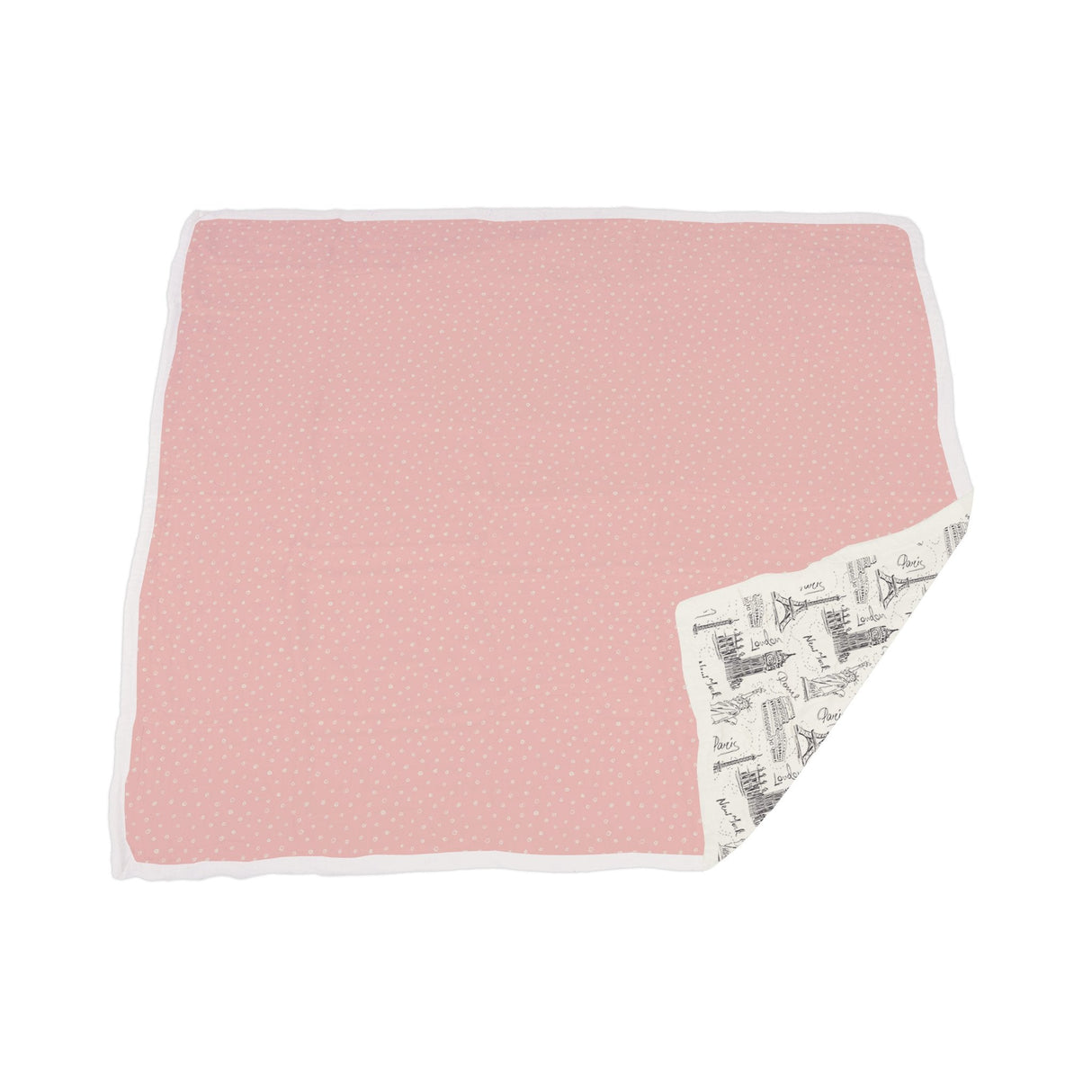 Pearl Polka Dot and London, Paris, New York Newcastle Blanket-2