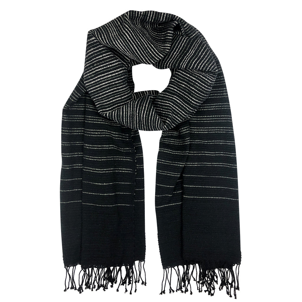 Ethiopia Handloom Wrap Scarf by SLATE + SALT - Sumiye Co