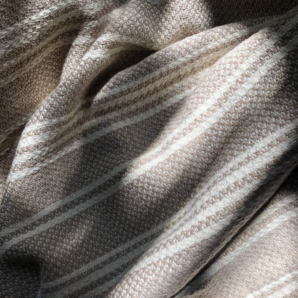 Woven Stripe Turkish Throw by SLATE + SALT - Sumiye Co