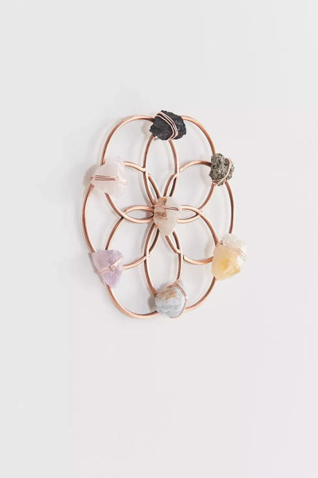 Small Flower of Life Healing Crystal Grid - Sumiye Co