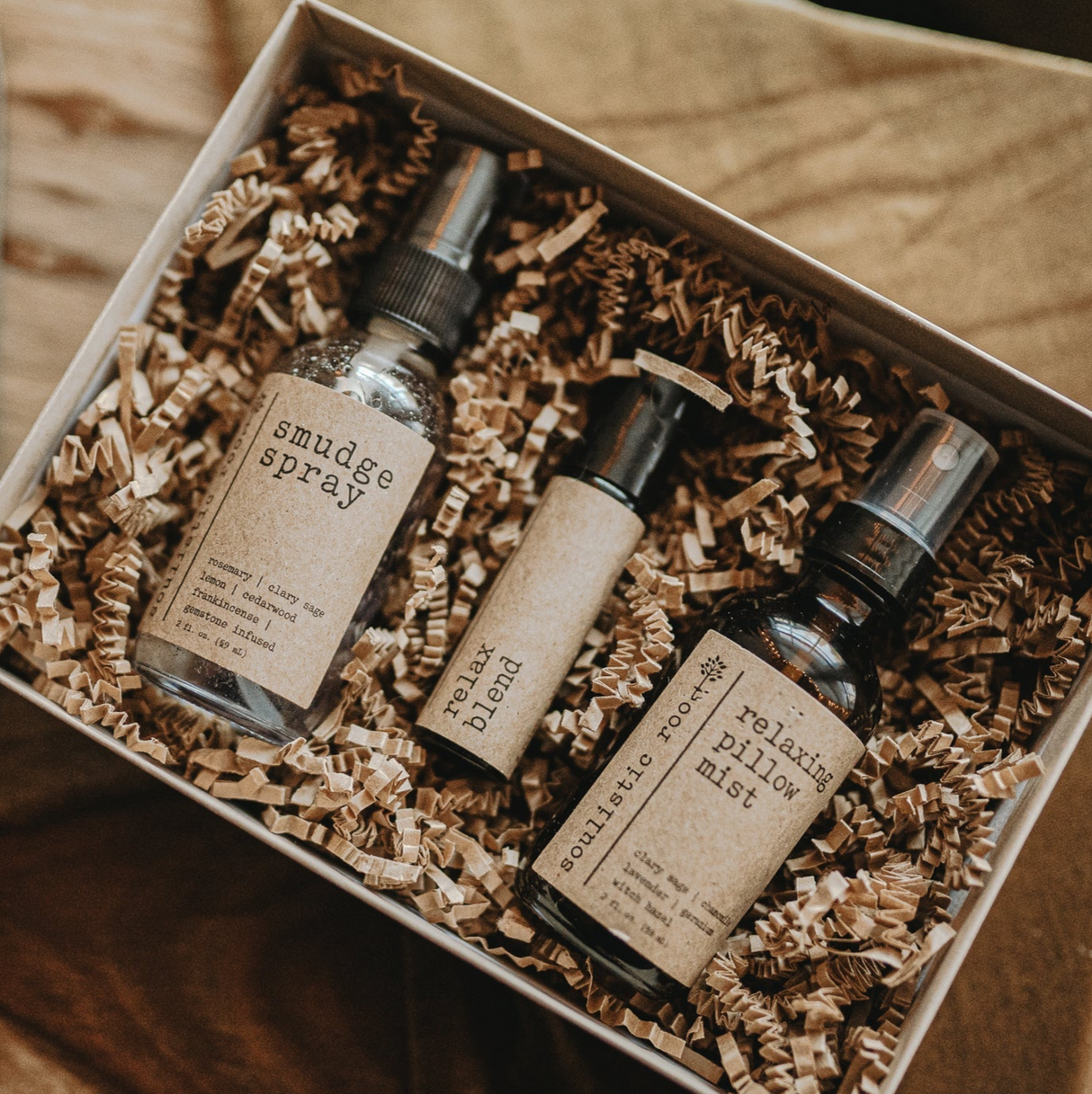 Gift Set | Smudge Spray, Pillow Spray & Relax Roller - Sumiye Co