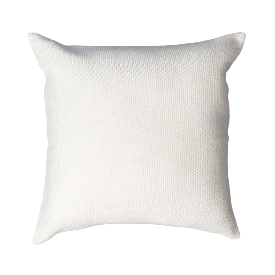 White pillow on a white background