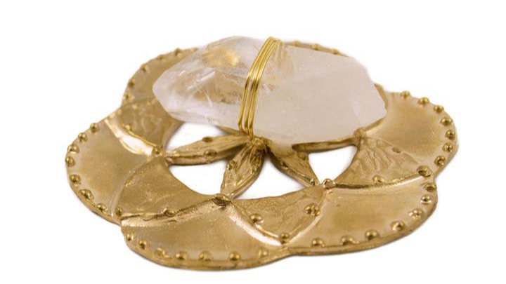 Sound Healing Crystal Kit - Tuning Fork and Flower of Life Crystal Dish Set - Sumiye Co