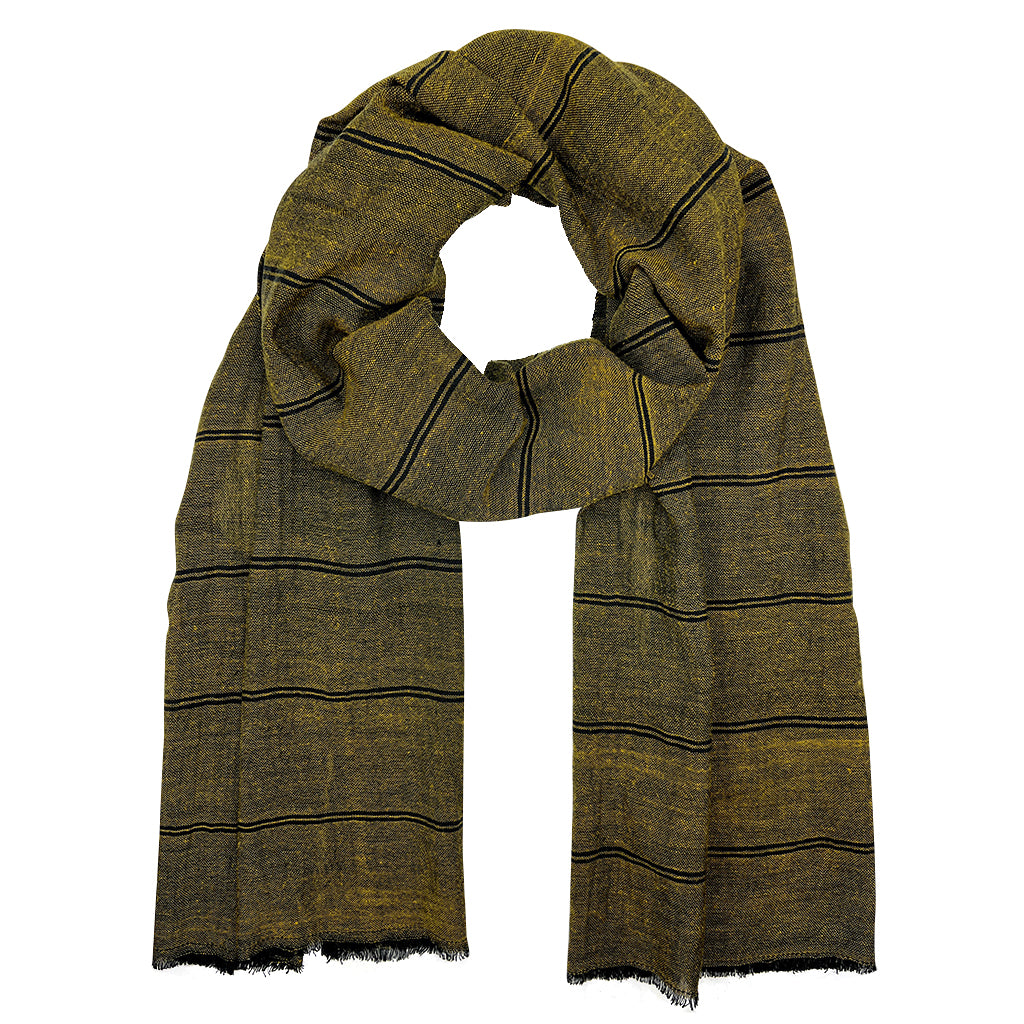Earthy Striped Scarf by SLATE + SALT - Sumiye Co