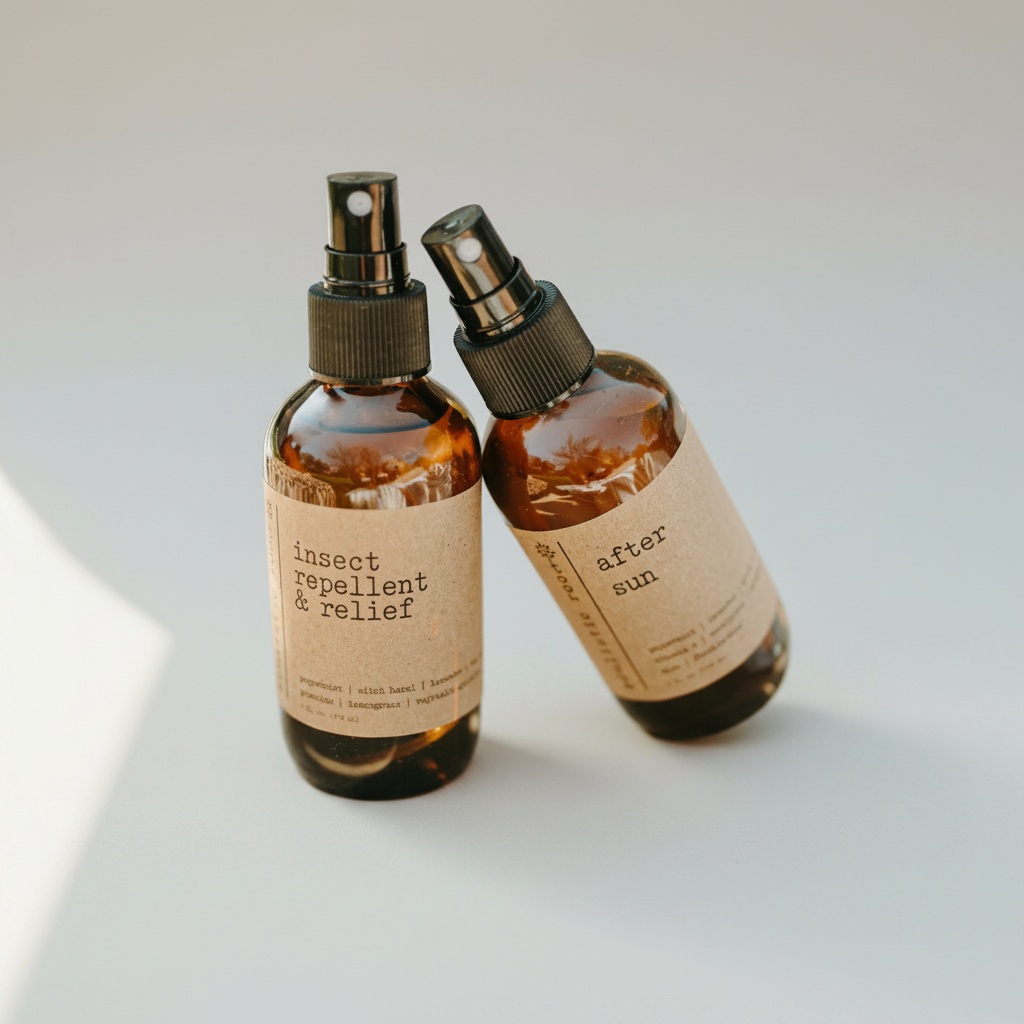 Natural Summer Duo | After Sun Relief + Bug Spray