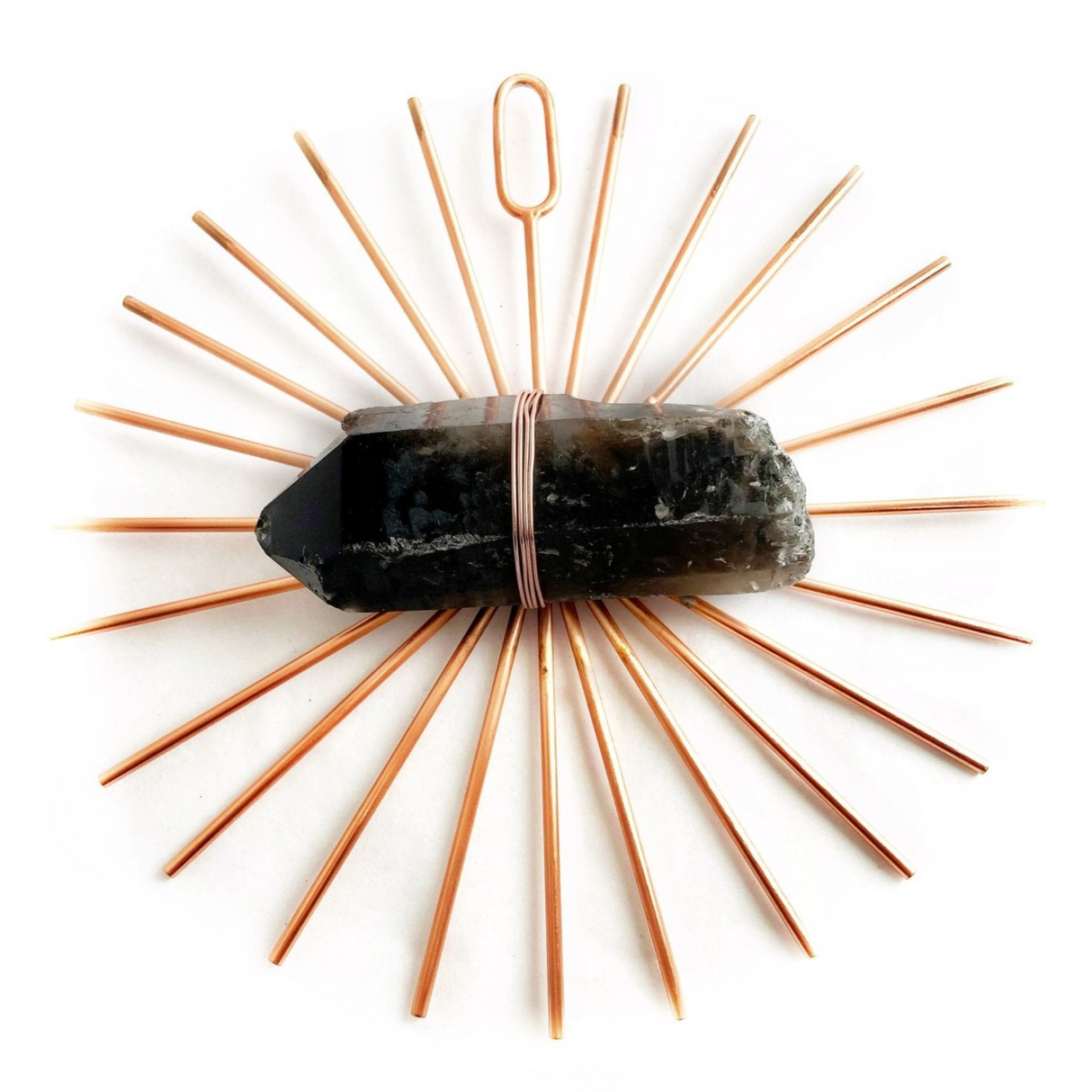 Sunburst Mega Smokey Quartz Healing Crystal Grid - Sumiye Co
