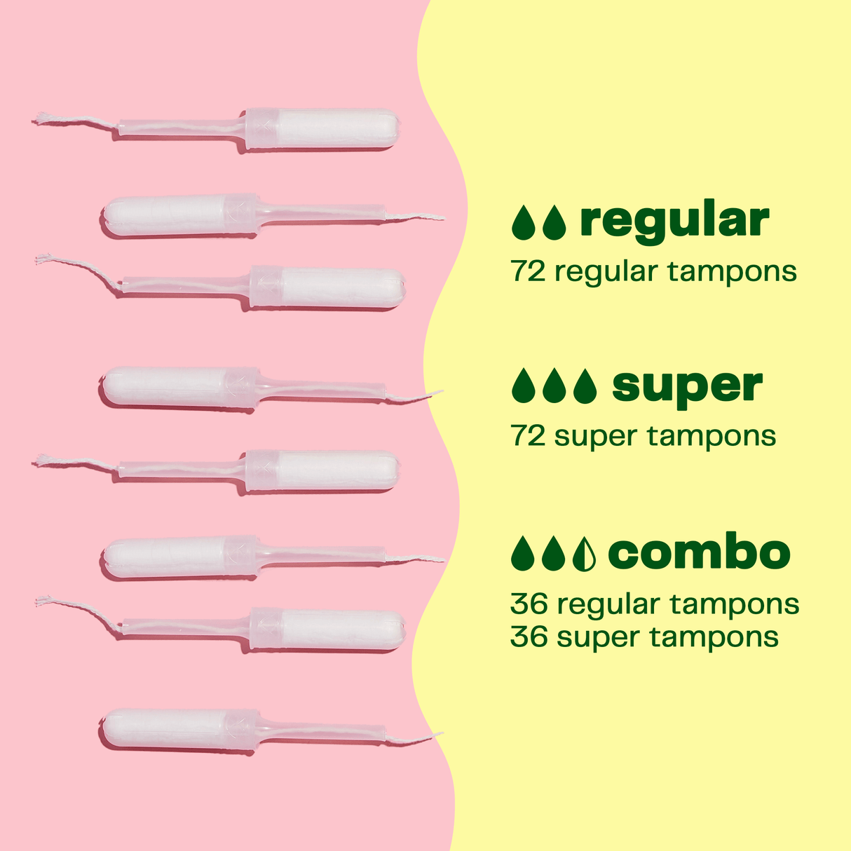 Organic Cotton Tampons Bundle | Feminine Products - Sumiye Co