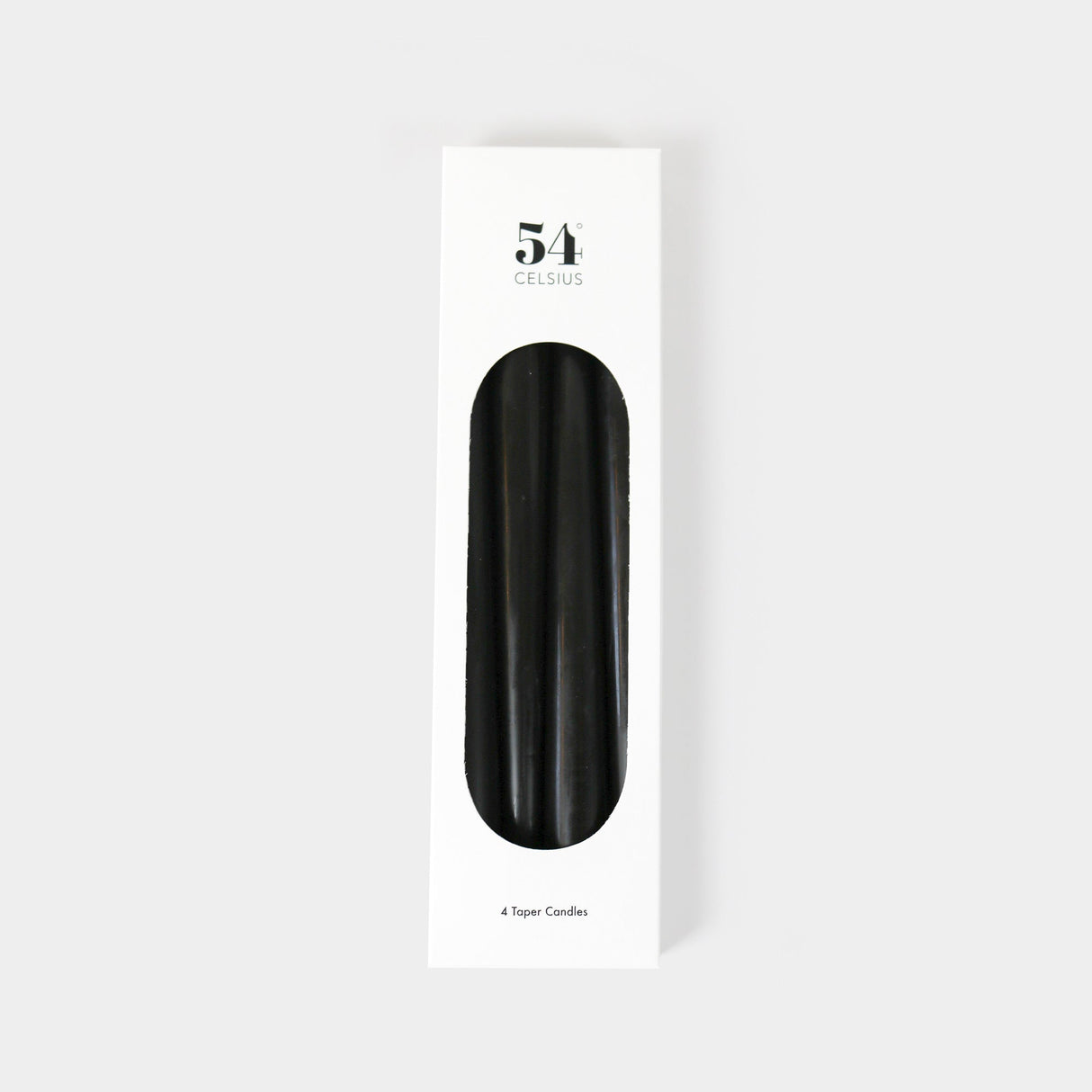 Taper Candles 4 Pack - Black - Sumiye Co