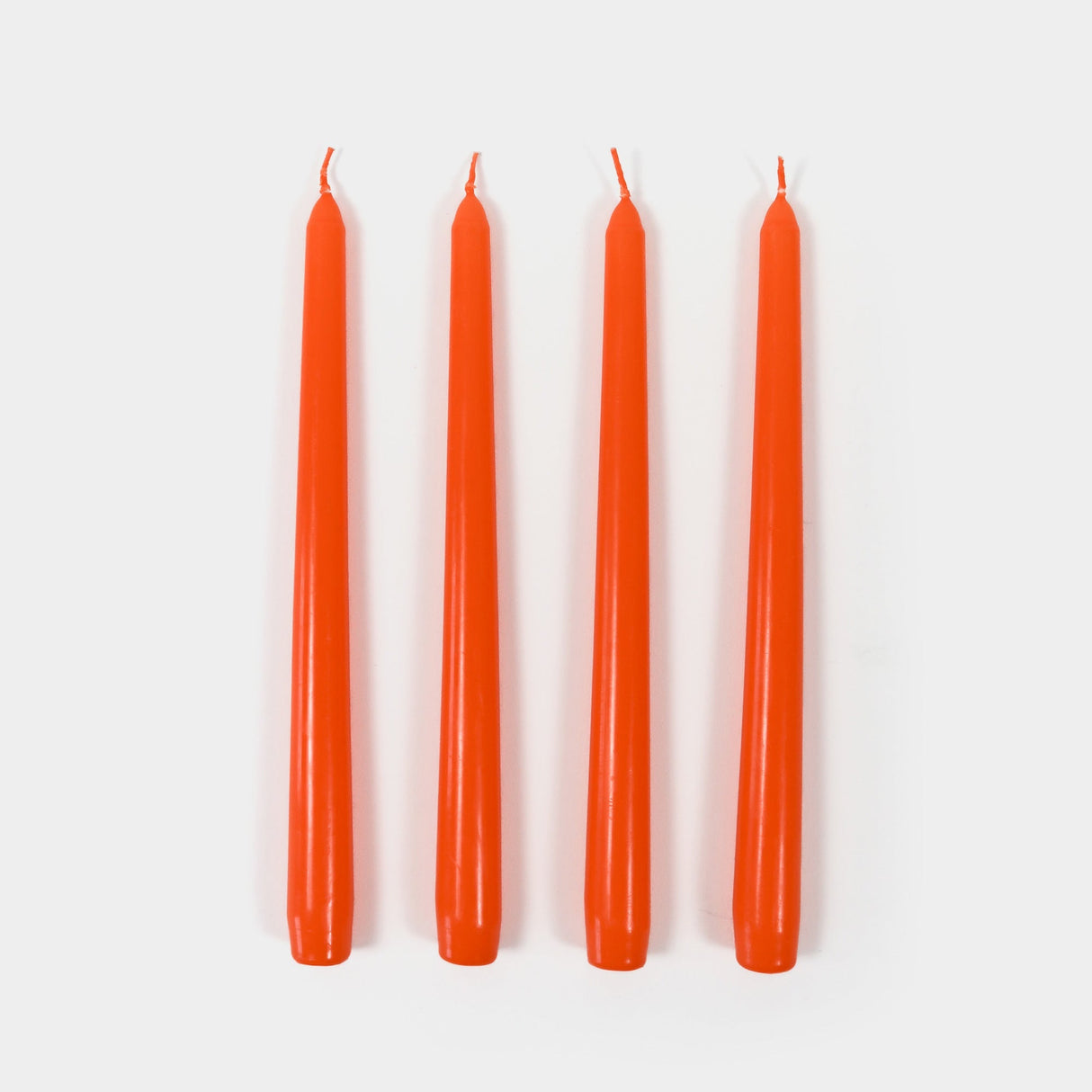 Taper Candles 4 Pack - Orange - Sumiye Co
