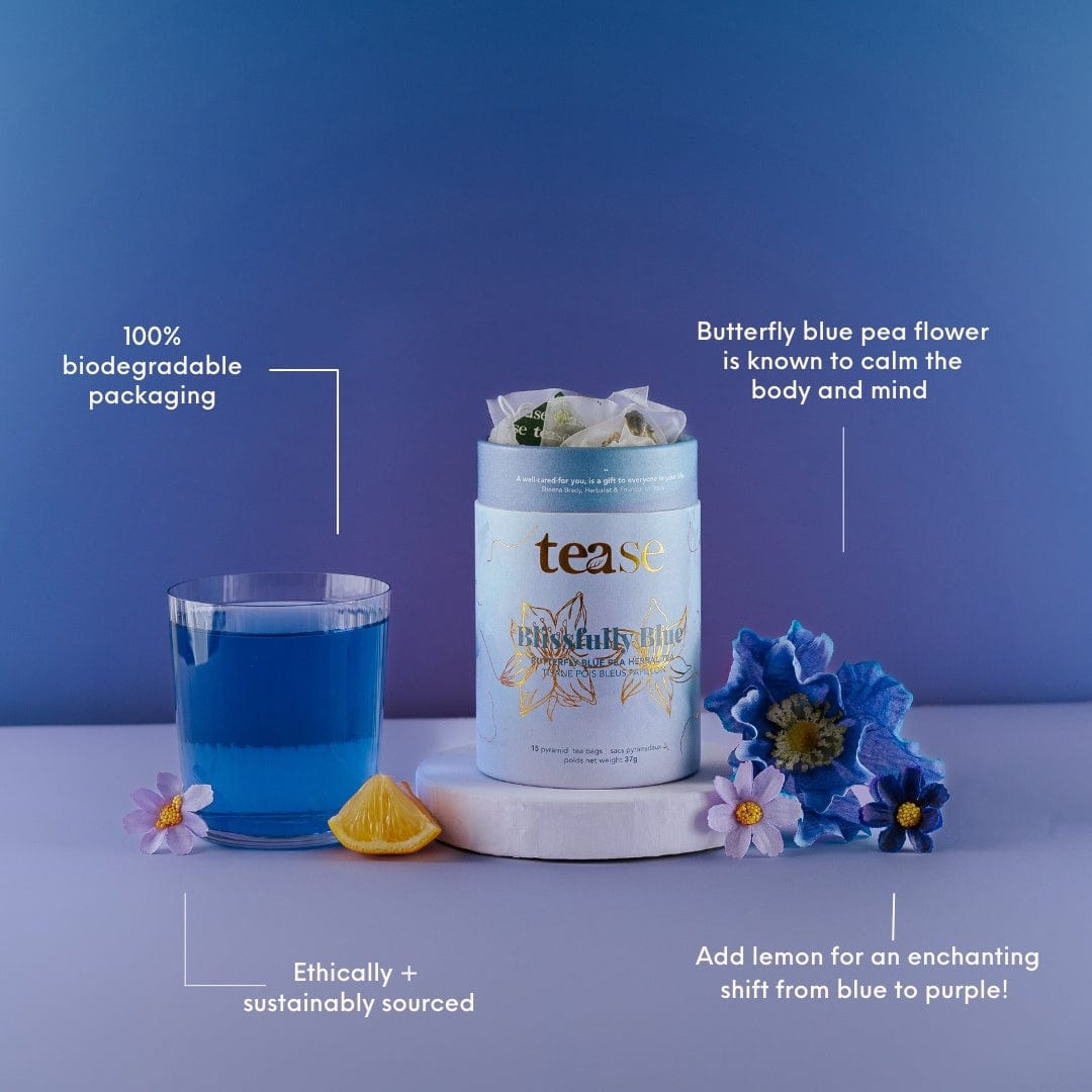 Blissfully Blue (Organic) | Mood-Boosting Tea Blend - Sumiye Co