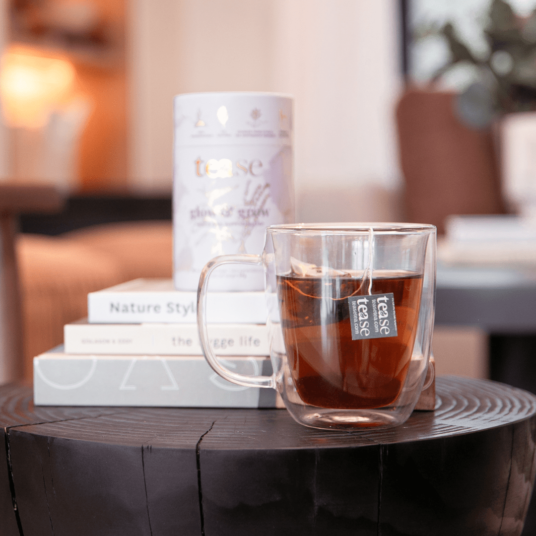 Tease Tea tube-refill > wellness > biodegradable > tea > hair tea > skin tea > nettle Glow & Grow Glow & Grow Tea | Hair & Nail Support - Tease Wellness Blends