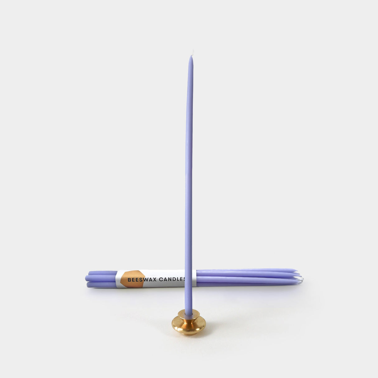 Thin Beeswax Candles - Lavender - Sumiye Co