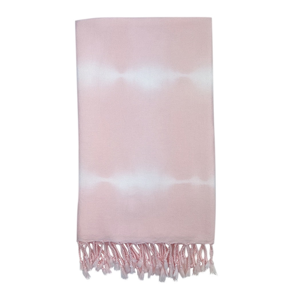 Blush Tie Dye Turkish Beach Towel by SLATE + SALT - Sumiye Co