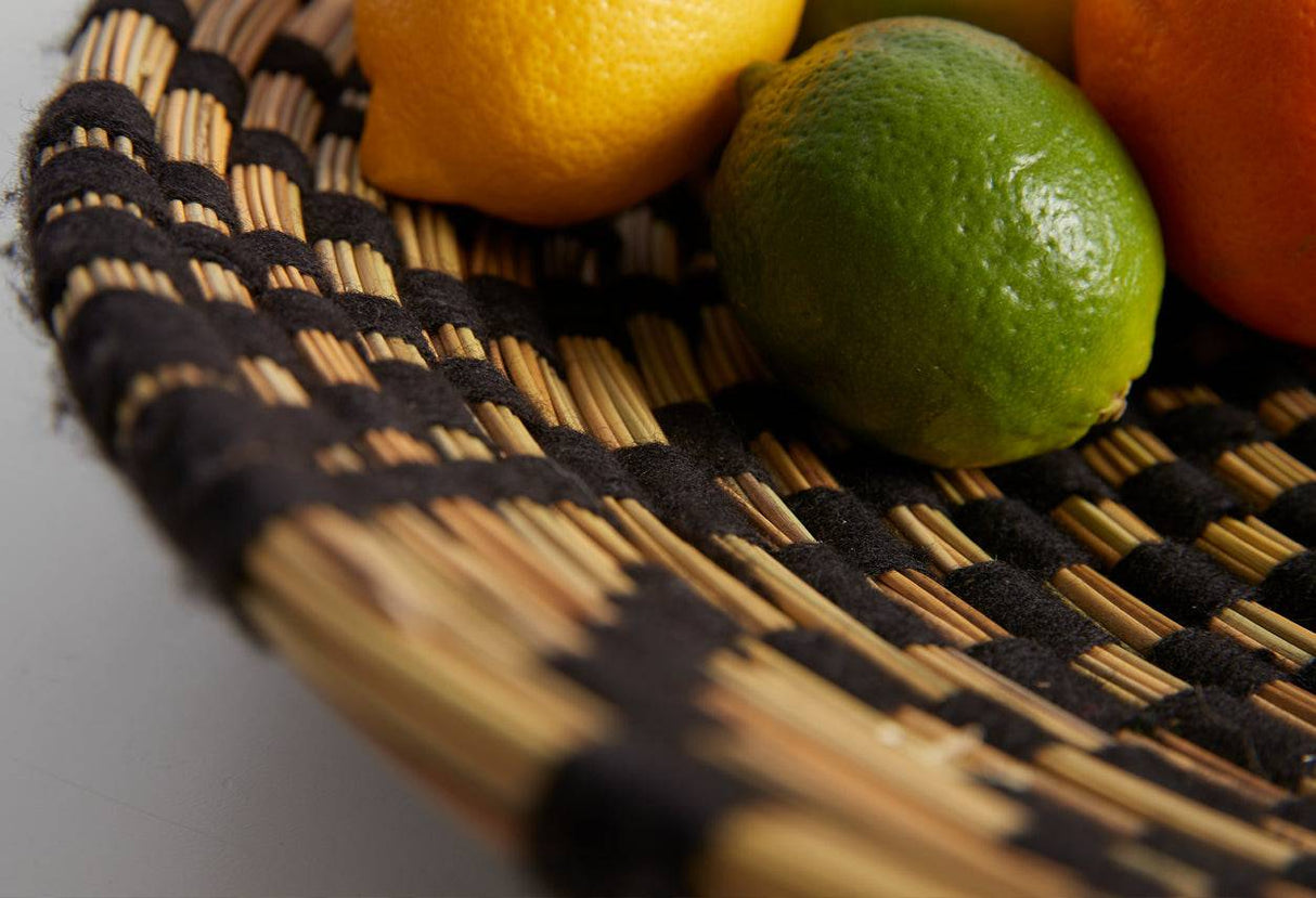 Moroccan Woven Tray 17" - Sumiye Co