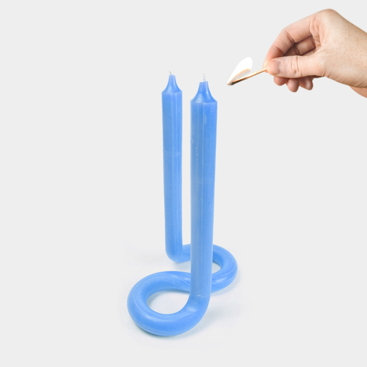 Twist Candle - Light Blue - Sumiye Co