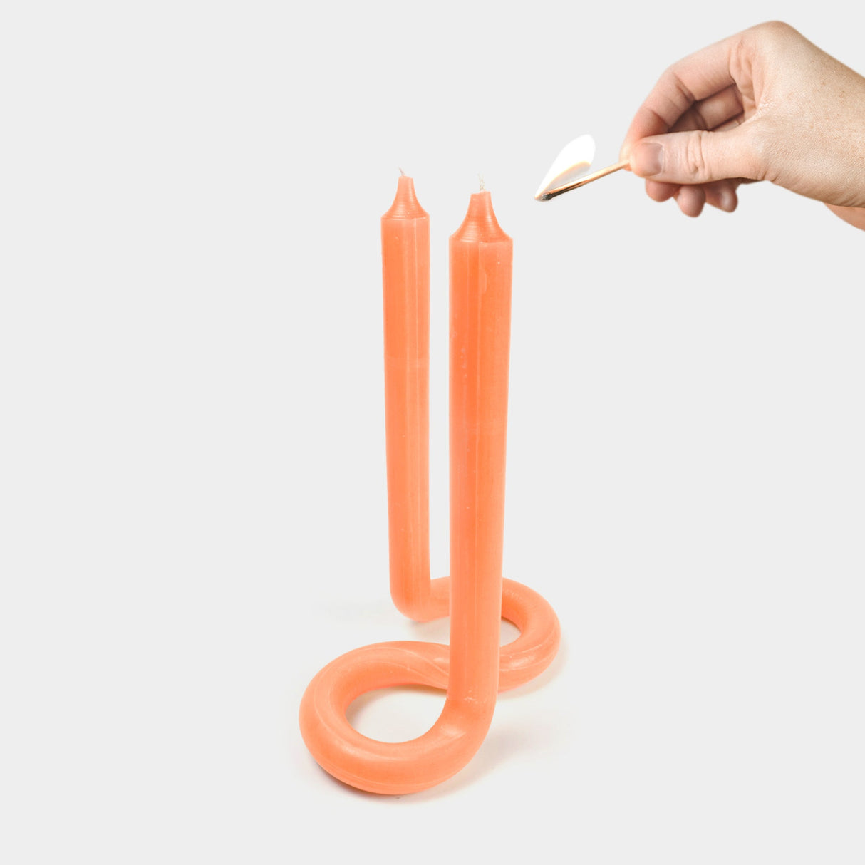 Twist Candle - Orange - Sumiye Co