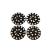 Two-Tone Braided Coasters - Set of 4 - Sumiye Co