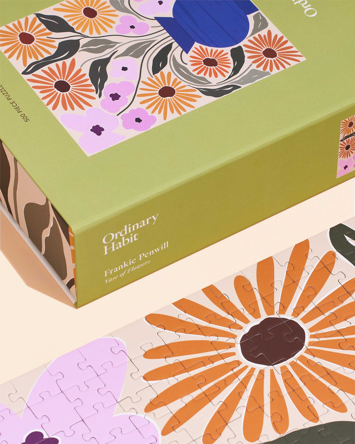 Vase of Flowers 500 Piece Puzzle | Artist Frankie Penwill - Sumiye Co