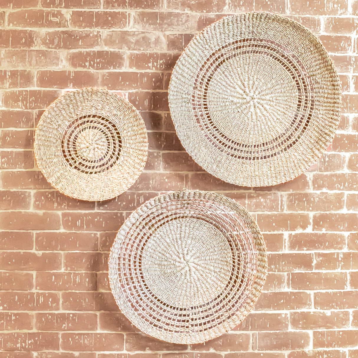 Wall Baskets - Open Weave Wall Baskets, Small - Woven Wall Baskets | LIKHÂ - LIKHÂ