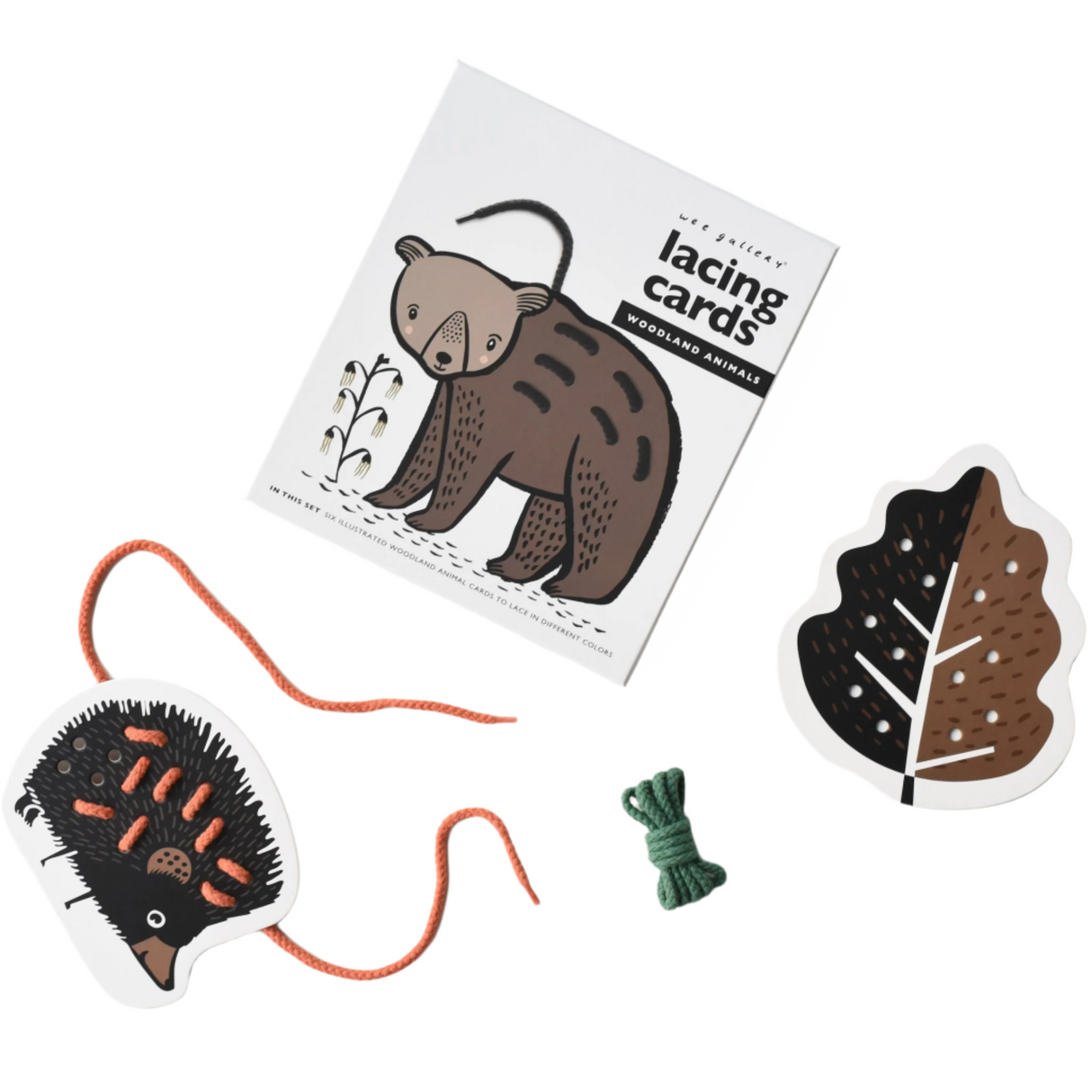 Lacing Cards - Woodland Animals - Sumiye Co