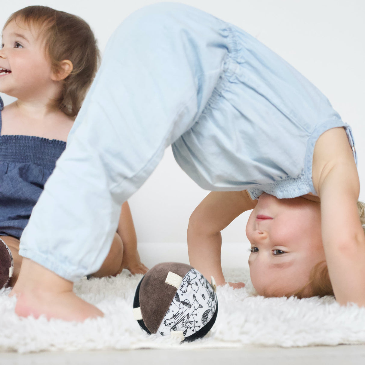 Taggy Ball with Rattle Woodland - Sumiye Co