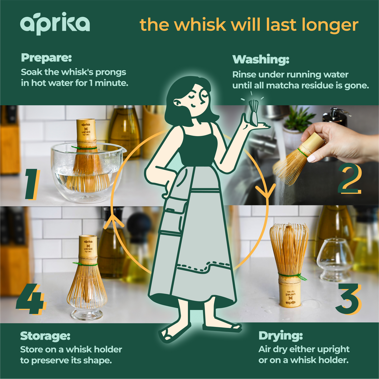 Dark Bamboo Matcha Whisk (100 Prongs)