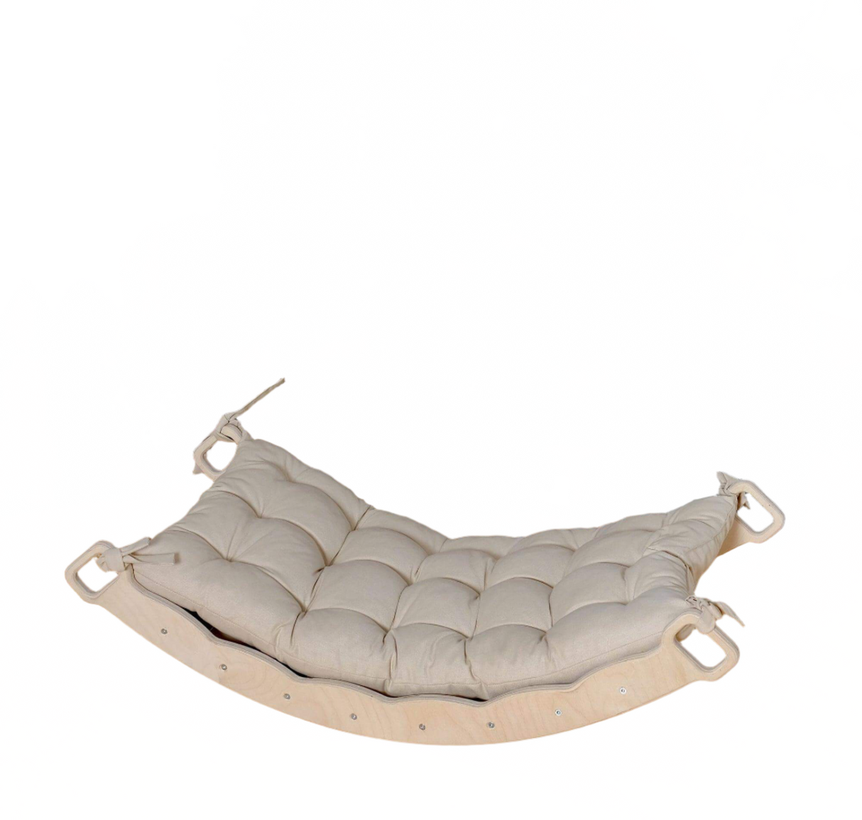 XL Wooden Balance Board for Toddlers Montessori Balance Toy with Pillow - Sumiye Co