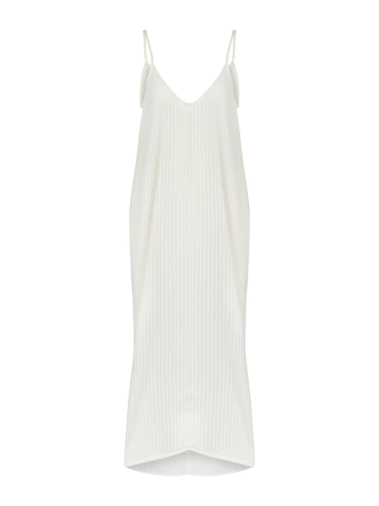Yaz Dress - White Stripes - Sumiye Co