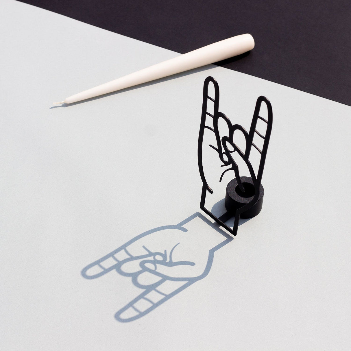 CandleHand Taper Candle Holder - You Rock by 54Celsius - Sumiye Co