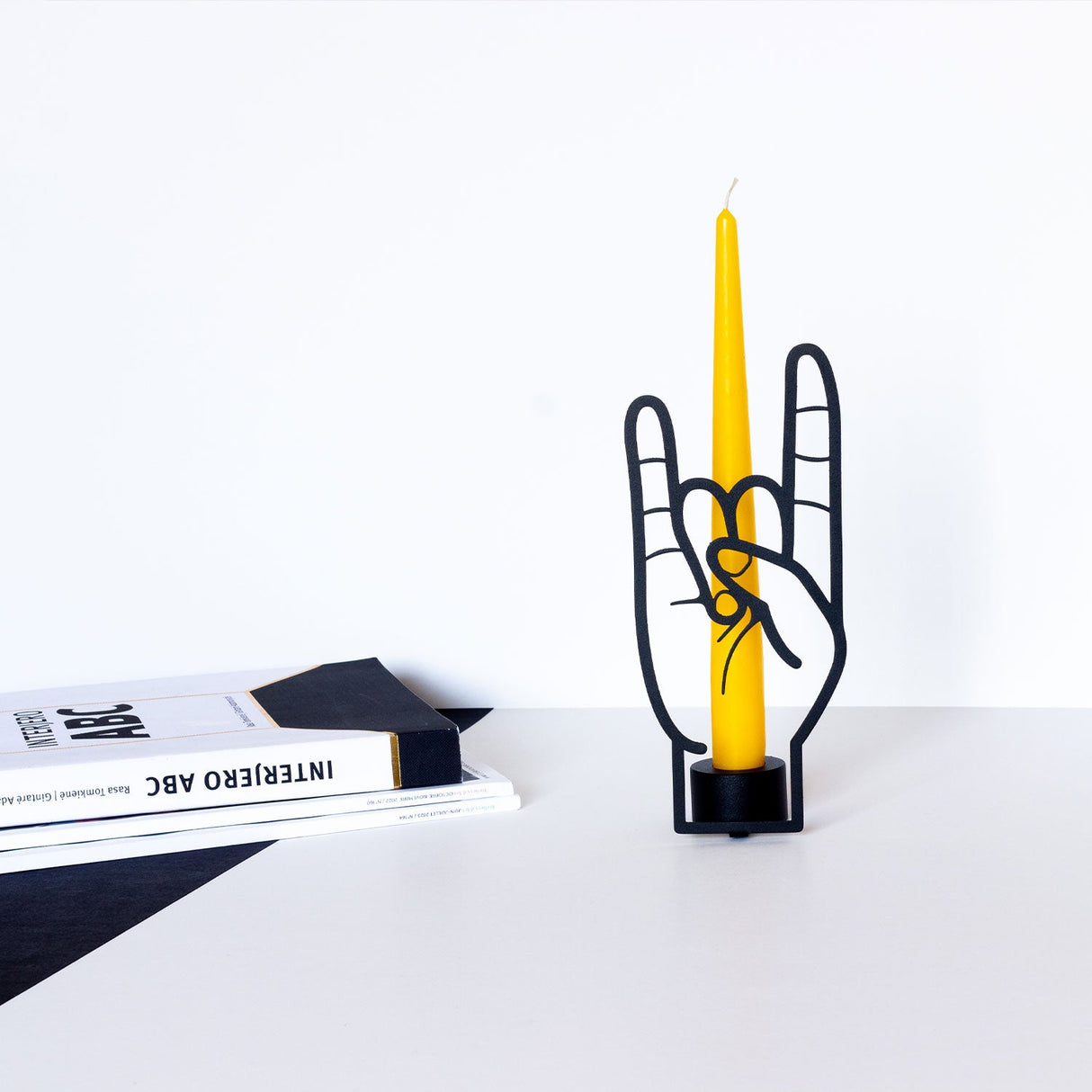 CandleHand Taper Candle Holder - You Rock by 54Celsius - Sumiye Co