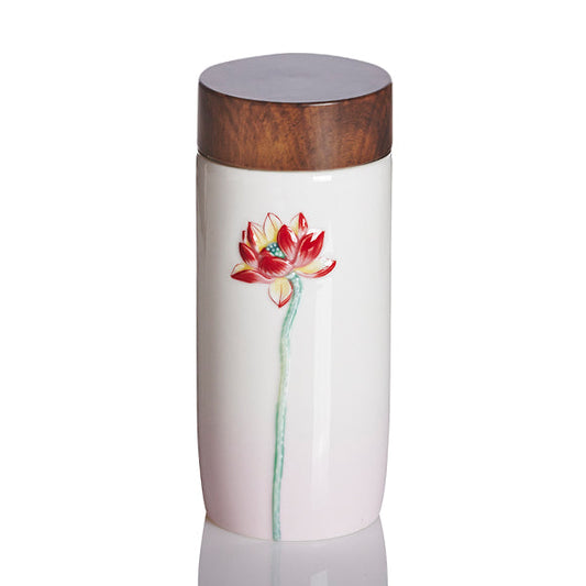 Ceramic Travel Mug | Lotus Beauty (10 oz)-2