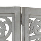 Hand Carved Room Divider Screen | Solid Mango Wood -5