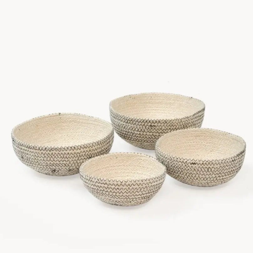 Amari Round Bowl - Black (Set of 4) KORISSA