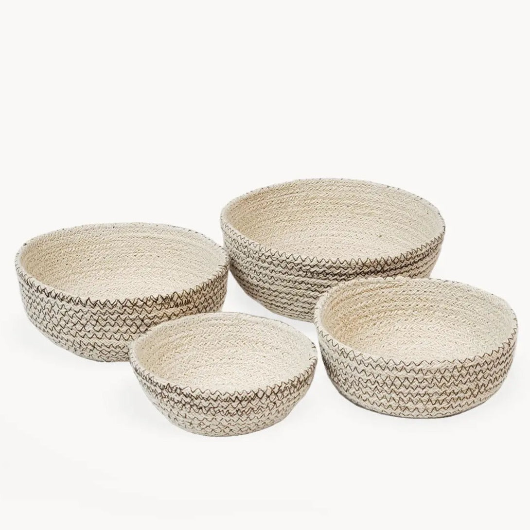 Amari Round Bowl - Brown (Set of 4) KORISSA